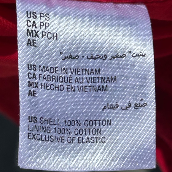 Charter Club Tie Sleeve 100% Cotton Eyelet Tiered Midi Sundress Lined Women PS - Picture 11 of 12